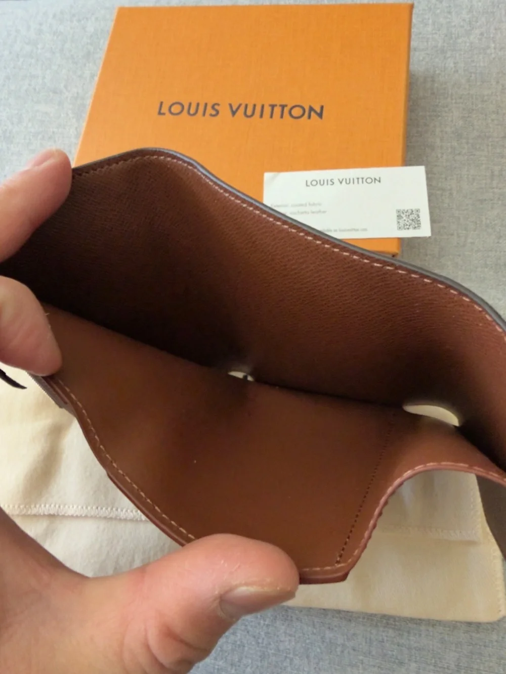 Louis Vuitton Monogram Canvas Brown Trifold Wallet